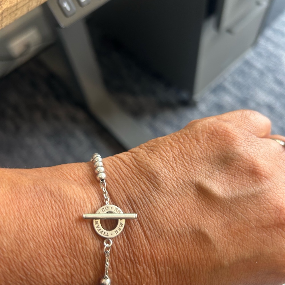 Tiffany & Co Silver Toggle Clasp Bracelet